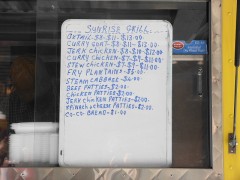 sunrise grill menu