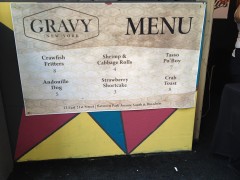 Gravy Menu
