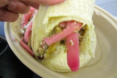mexicue couldn't bite thru the onion