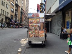City Halal Cart exterior