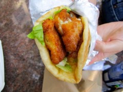 kim's aunt kitchen flounder sandwich
