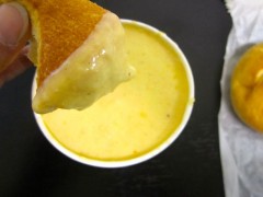 hot soup cart lobster and crab bisque
